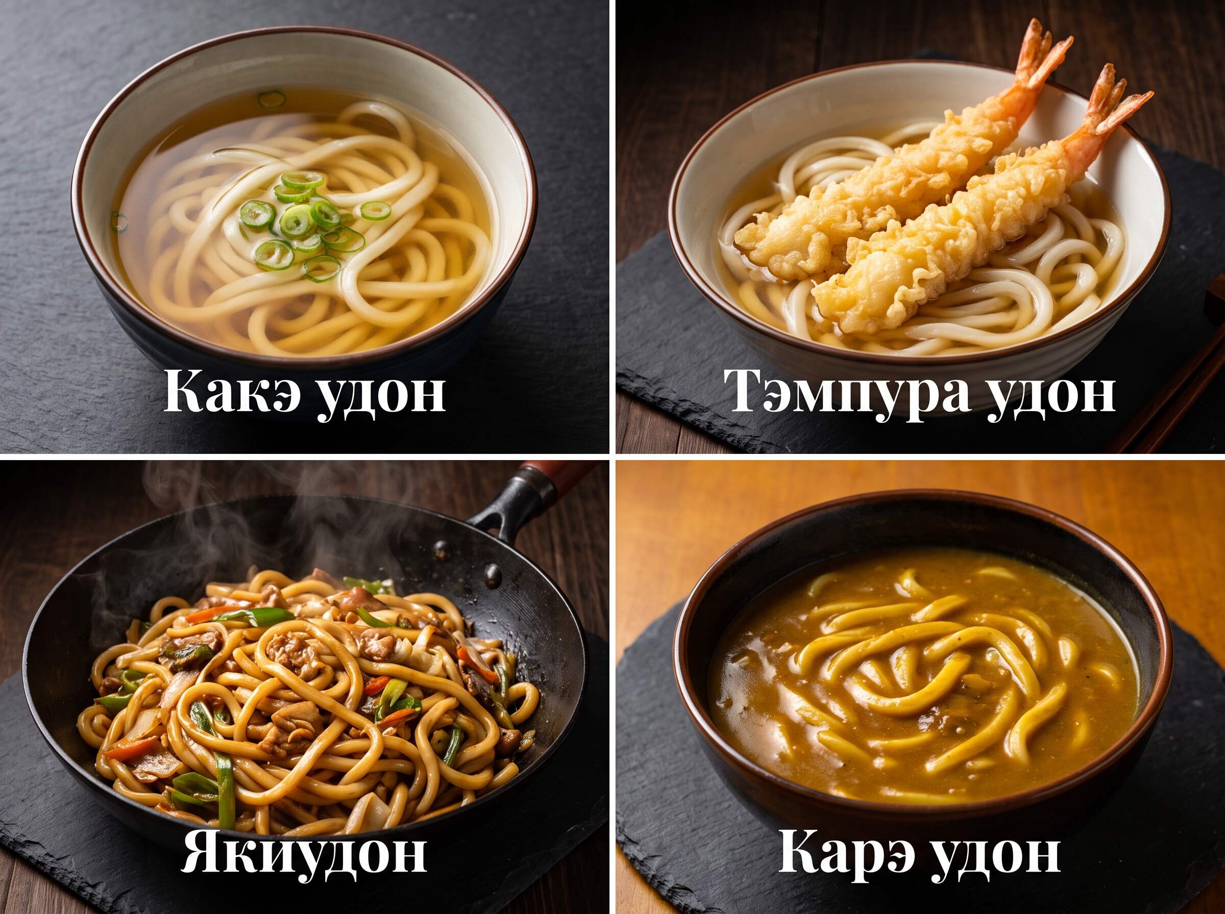 Блюда с лапшой удон